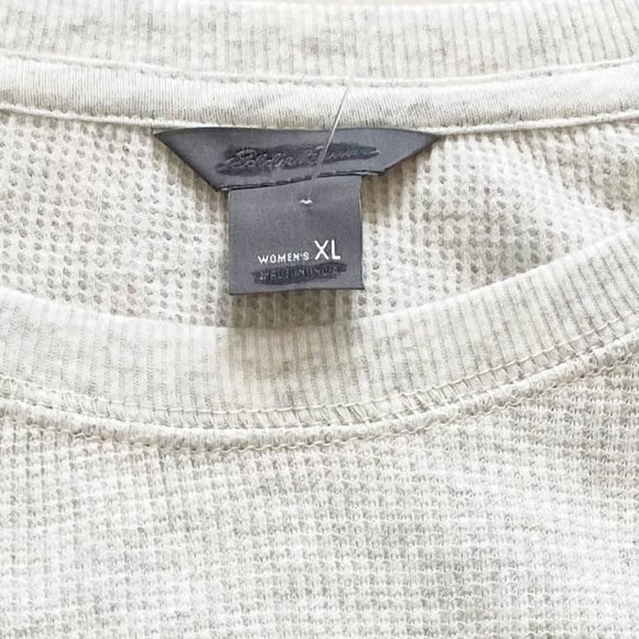 Eddie Bauer, NWOT,  Women's Long-Sleeve Thermal Crew, Graphic Fox, Gray, S / XL - Picture 7 of 9